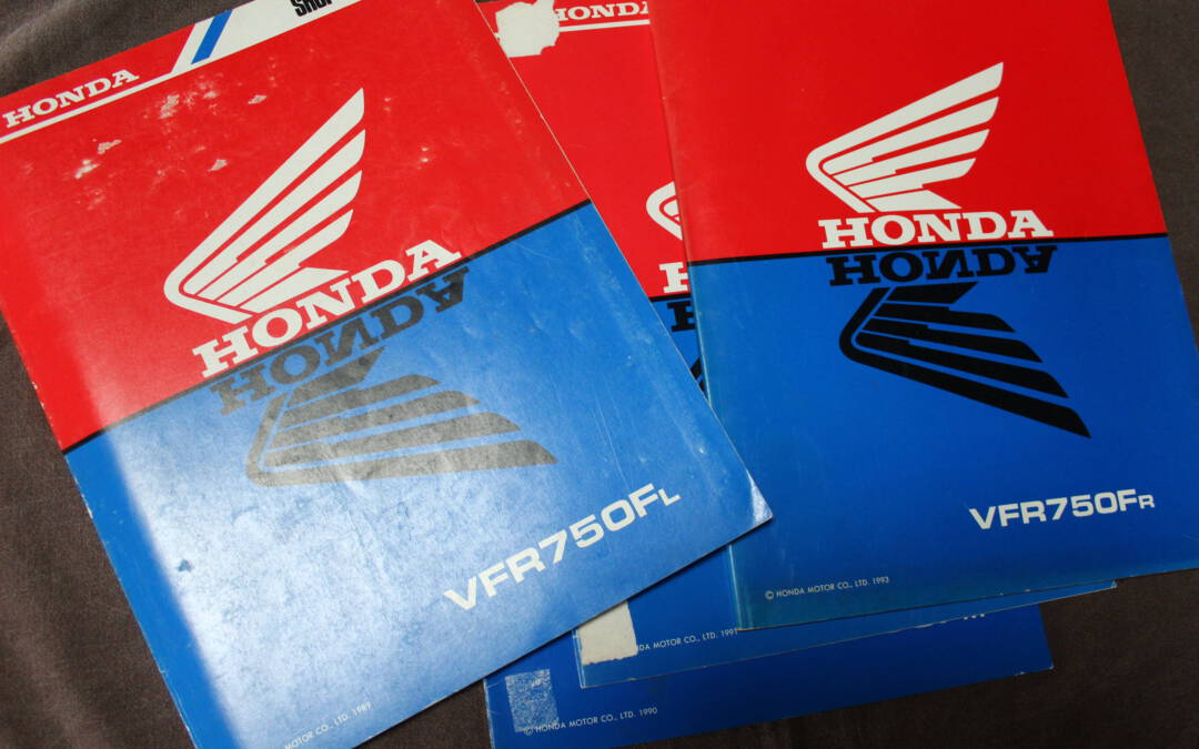 Honda VFR750 F 1990 motorcycle shop manual VFR 750 FL