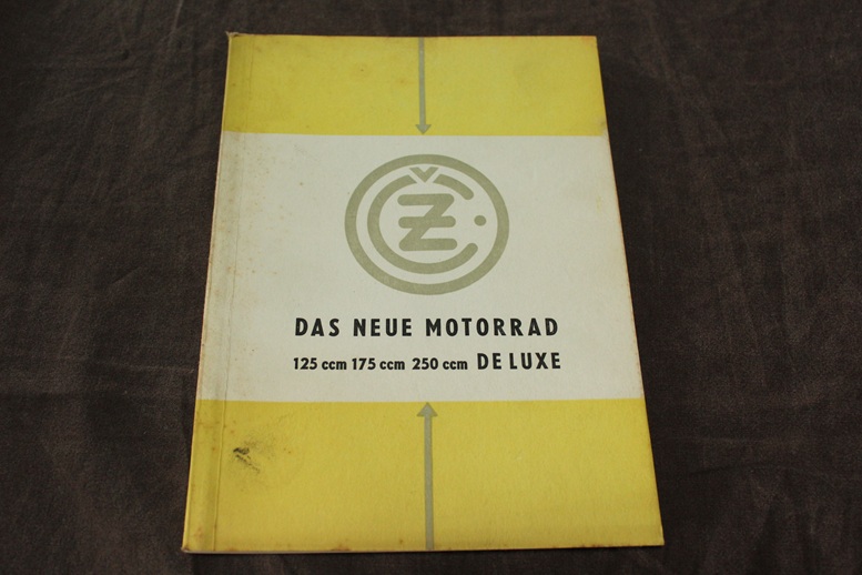CZ 125cc 175cc 250cc 1968 motorrad bedienungs anleitung