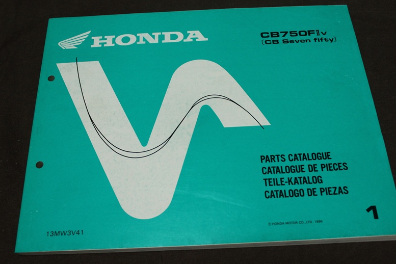 Honda CB750 FII CB Seven Fifty 1996 motorcycle parts catalogue teile katalog CB750